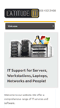 Mobile Screenshot of latitude-it.net