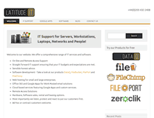 Tablet Screenshot of latitude-it.net